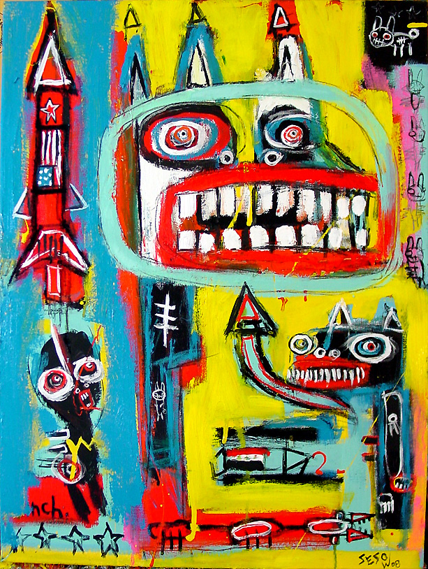 matt sesow original paintign