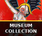 Matt Sesow paintings in the permanent collection of the American Visionary Art Museum