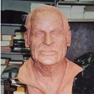 Linda King’s sculpture of A.D. Winans