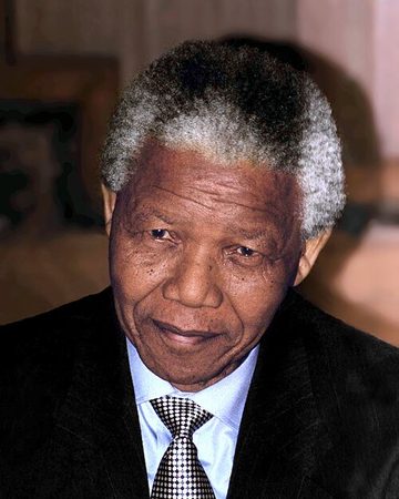 Portrait of Nelson Mandela