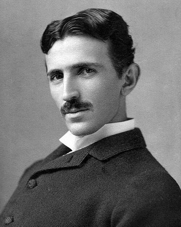 Portrait of Nikola Tesla