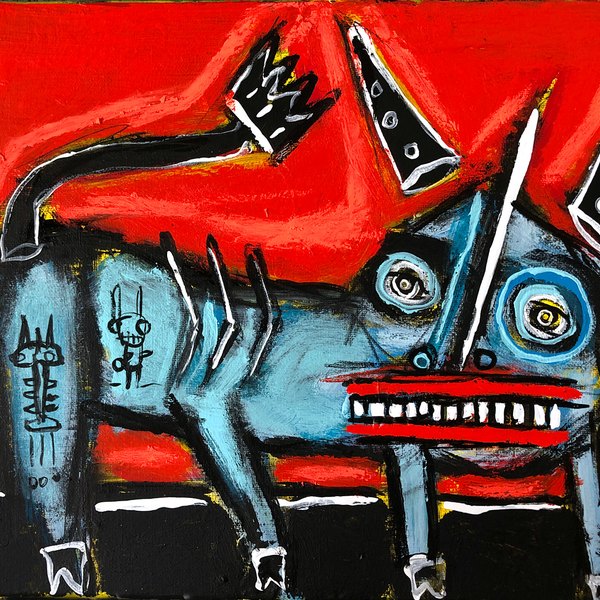 Expressive figurative painting by DC artist Matt Sesow