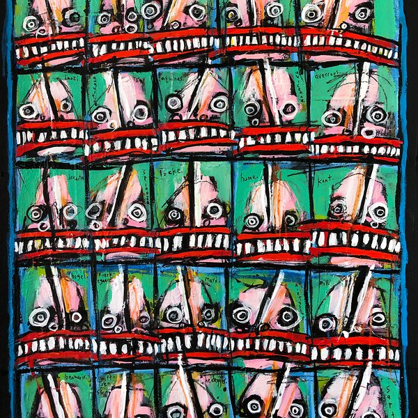 New expressionist painting by DC artist Matt Sesow