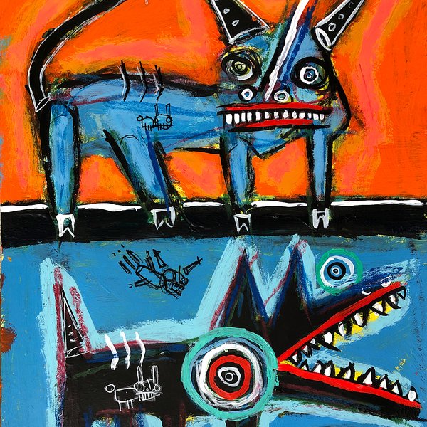 Expressive figurative painting by DC artist Matt Sesow